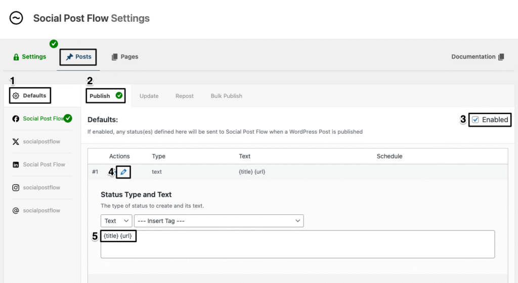 Social Post Flow: WordPress Plugin: Configure Default Status on Posts