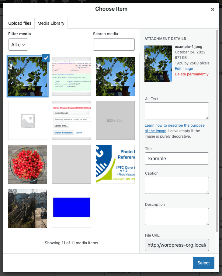 Social Post Flow: WordPress Plugin: Settings: Text to Image: Select Background Image