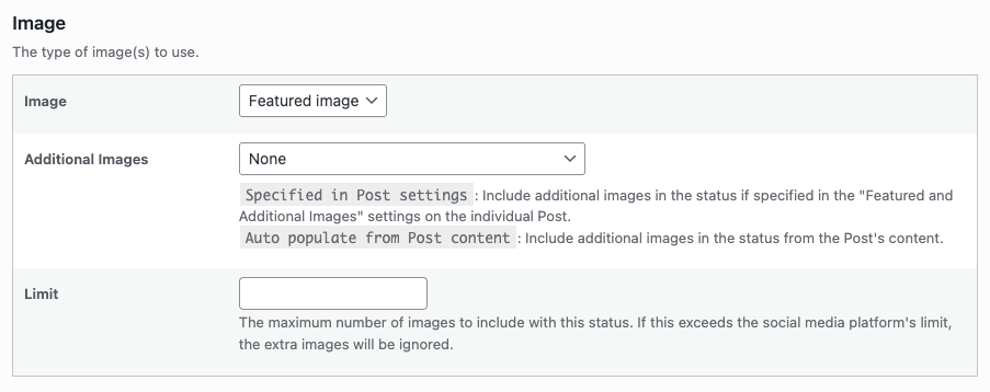 Social Post Flow: WordPress Plugin: Status: Image