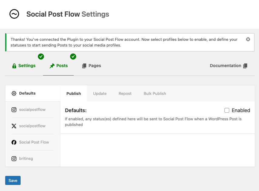 WordPress: Connected