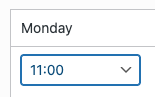 Social Post Flow: WordPress Plugin: Repost Settings: Select Time