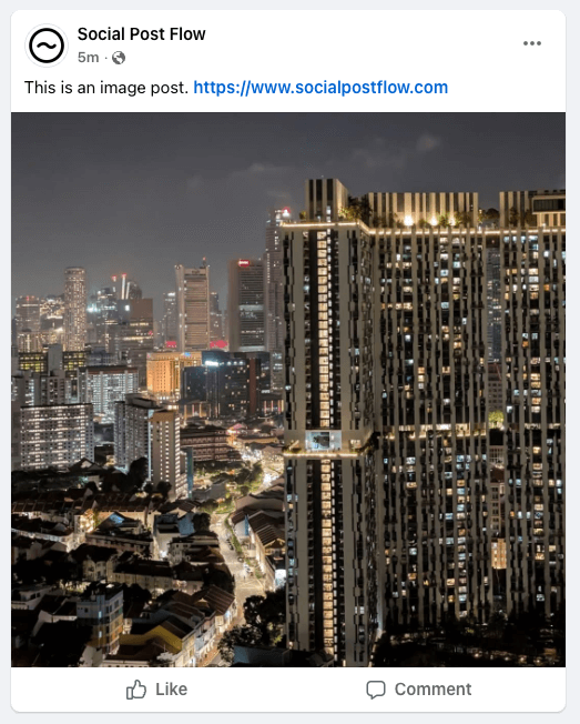 Social Post Flow: WordPress Plugin: Image Post