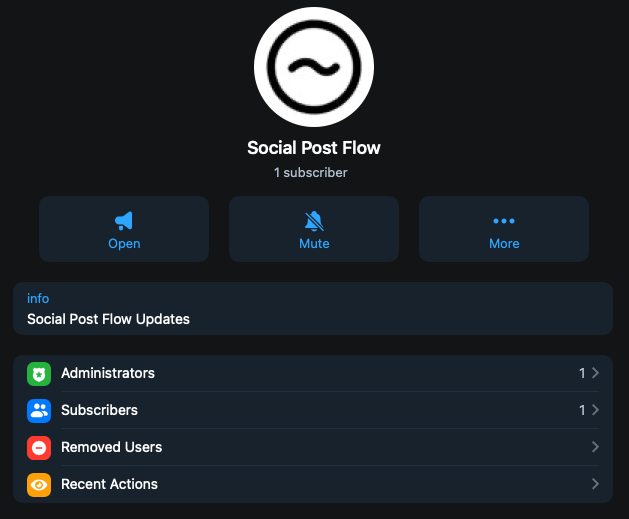 Telegram: Assign Bot to Channel: Administrators