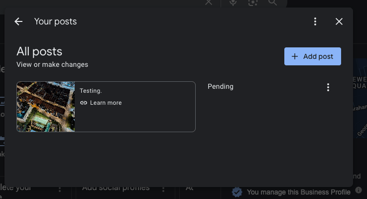 Social Post Flow: WordPress: Google